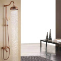 Wall-mounted bathroom shower set